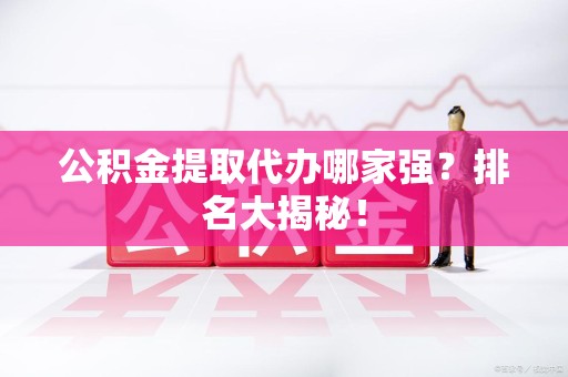东湖公积金提取代办哪家强？排名大揭秘！