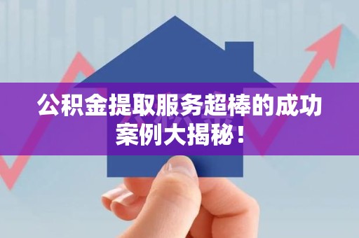 东湖公积金提取服务超棒的成功案例大揭秘！