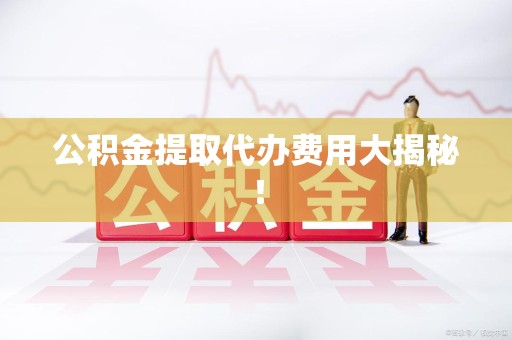东湖公积金提取代办费用大揭秘! 东湖公积金提取代办费用大揭秘!